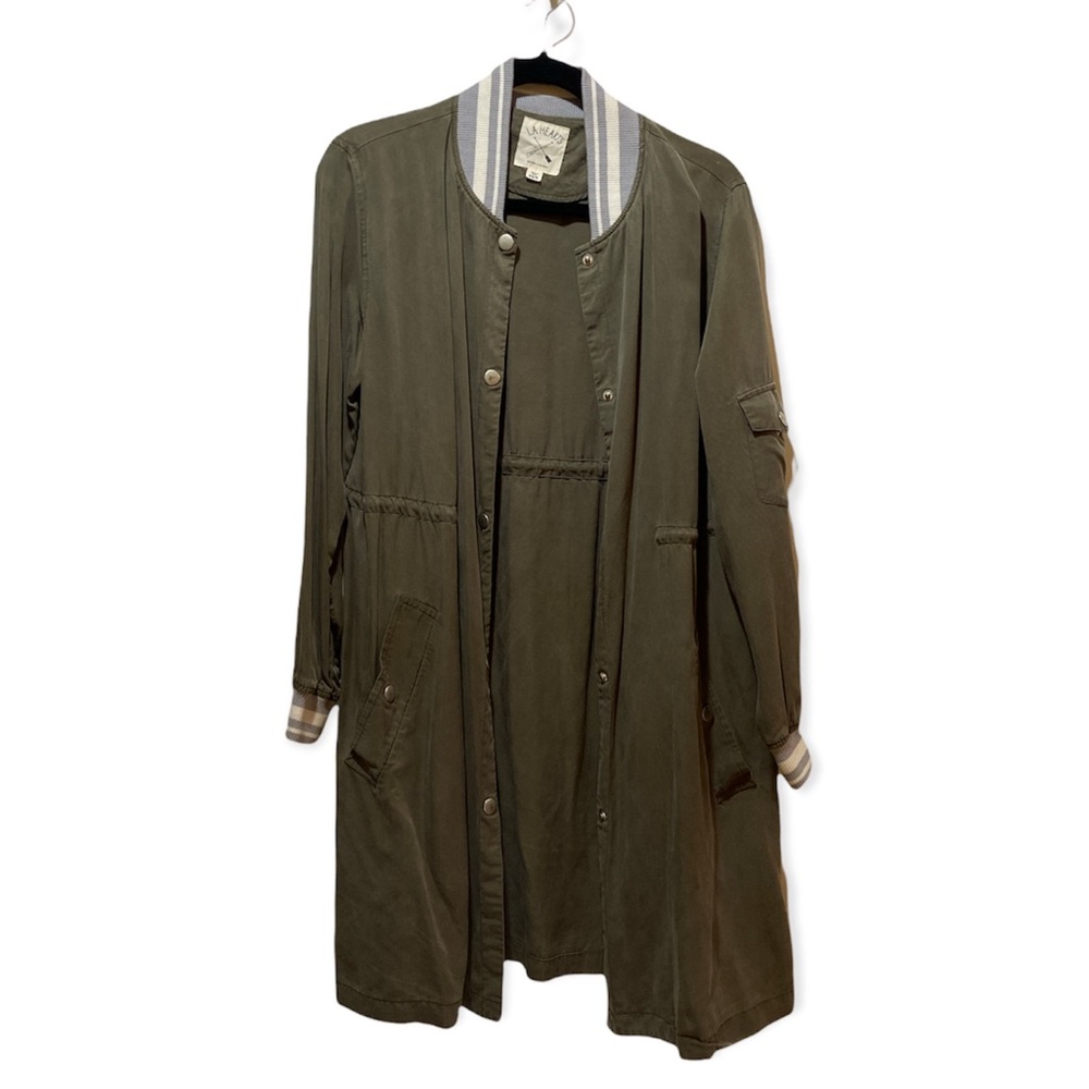LA hearts pacsun longline green jacket